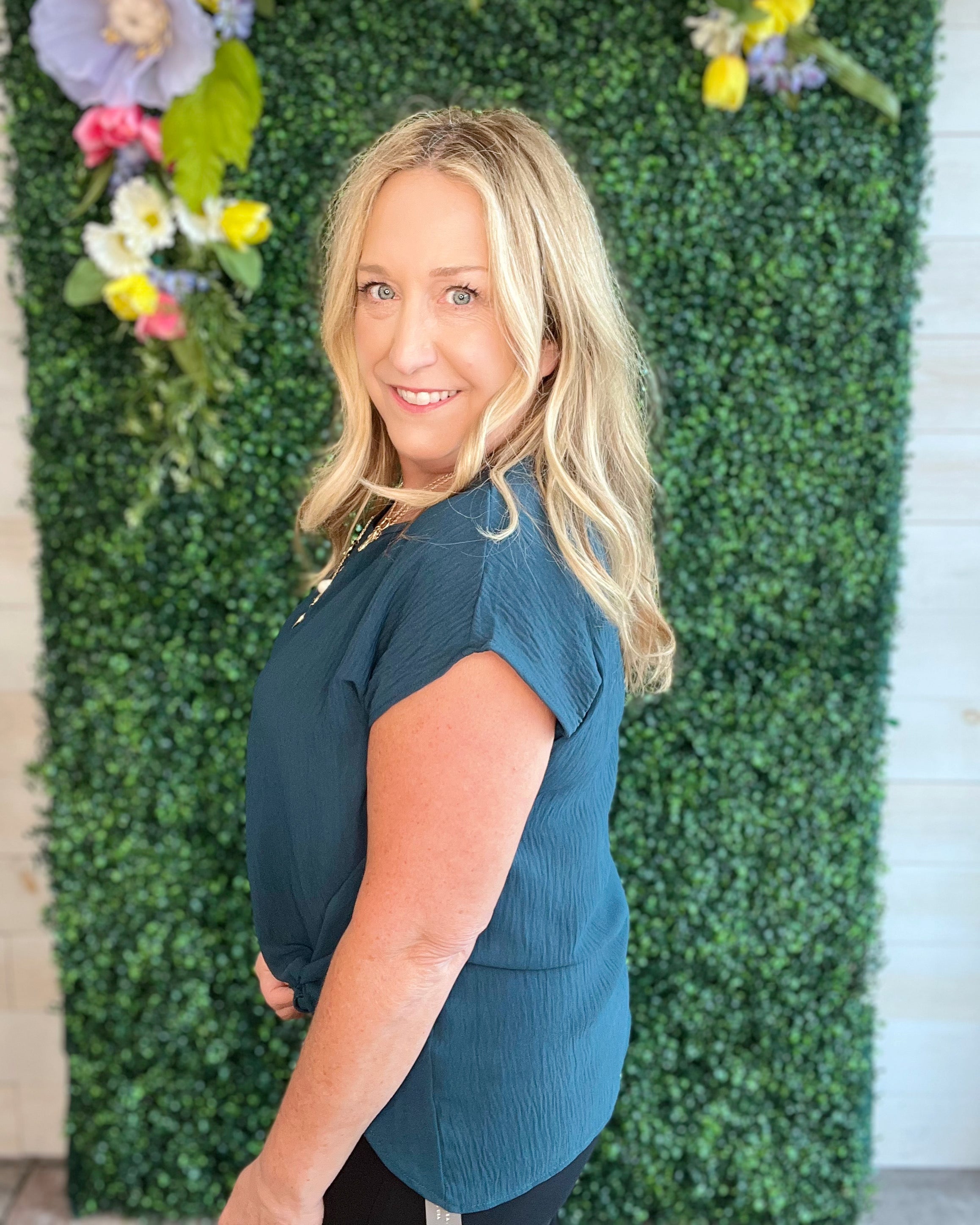 Everly Top with Knotted Waist