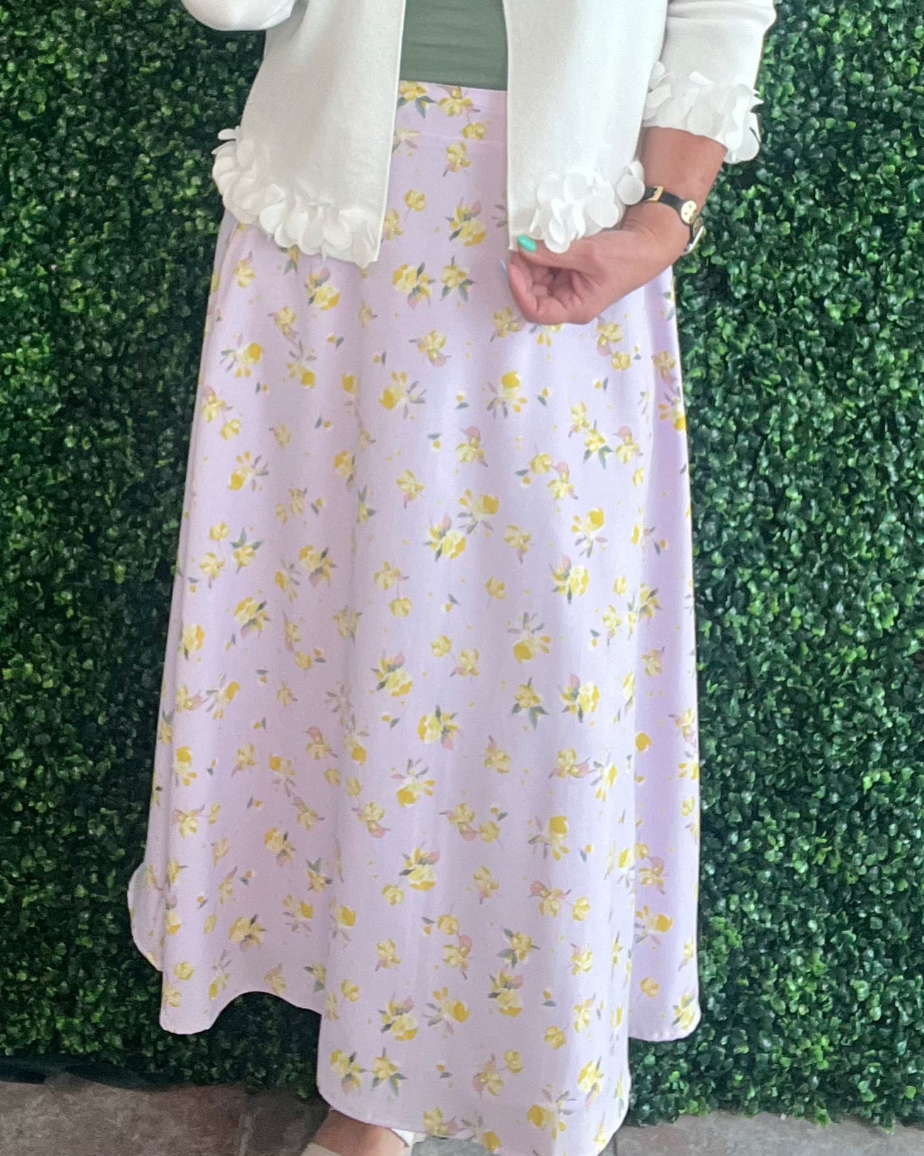Petal Power A-Line Skirt