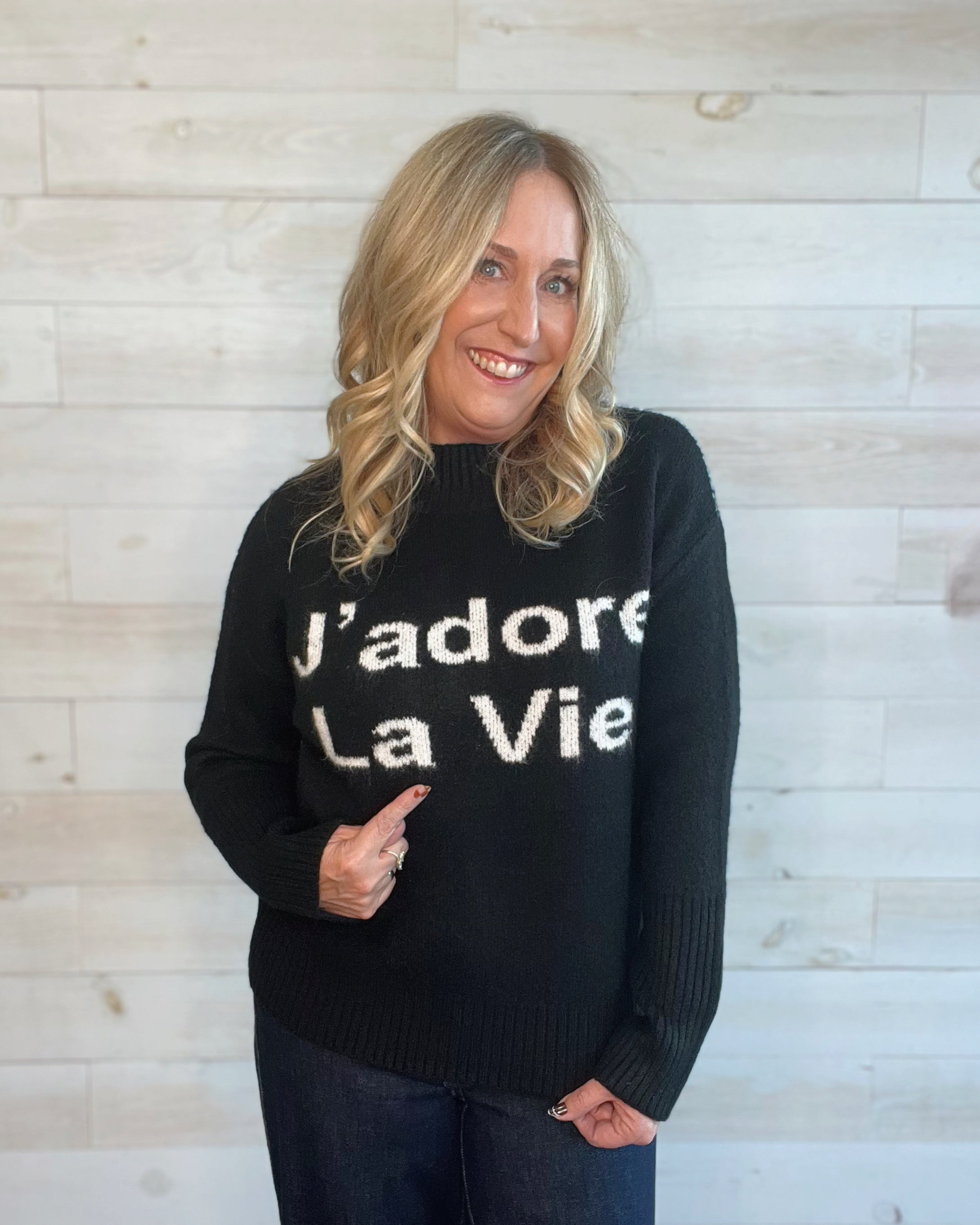 J'Adore La Vie (I Love Life) Sweater