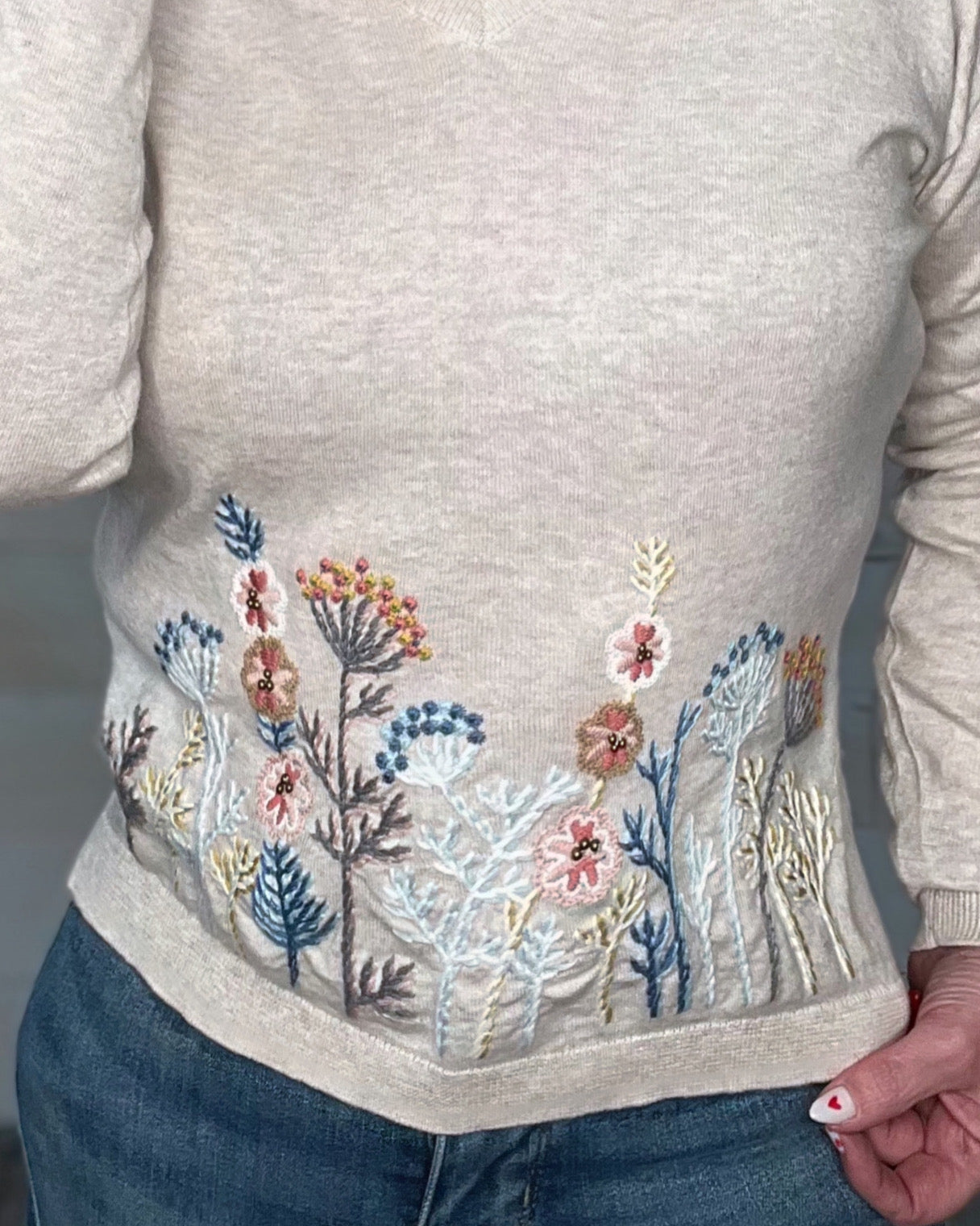 Wildflower Knit Top