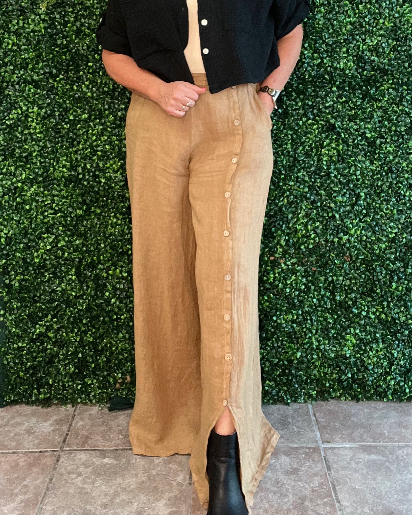 Tuscan Stroll Italian Linen Pants