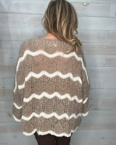 Serenity Open Knit Italian Sweater