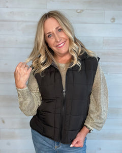 Above the Line Quilted Vest