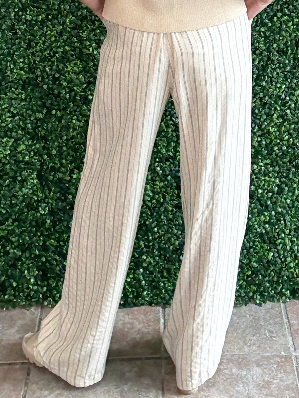 So Fresh Linen Wide Leg Pants