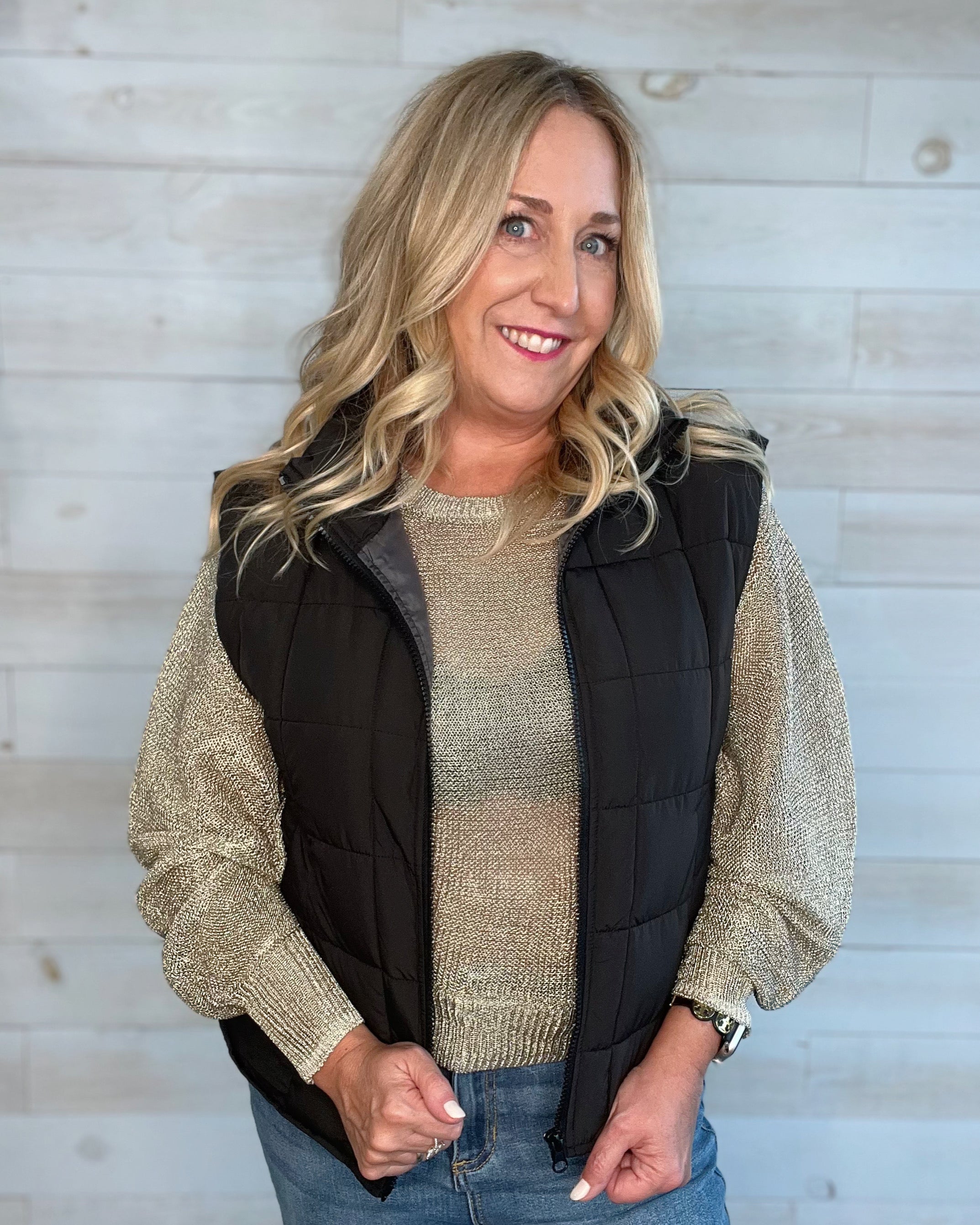 Above the Line Quilted Vest