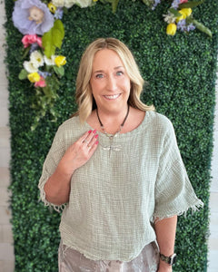 Venice Linen Top