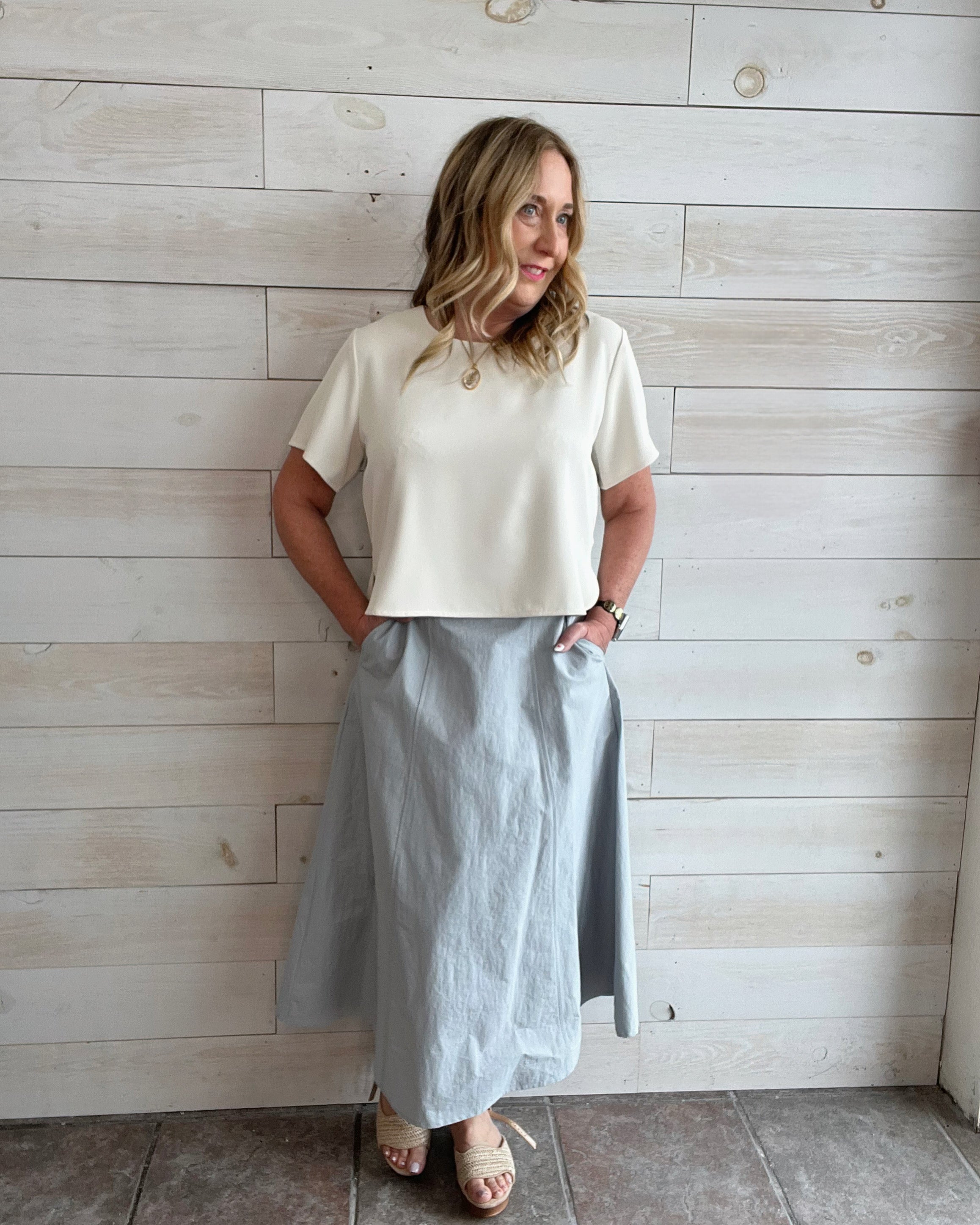 Out Loud A-Line Skirt