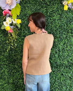 Boardwalk Vest Top- NEW COLOR- MOCHA