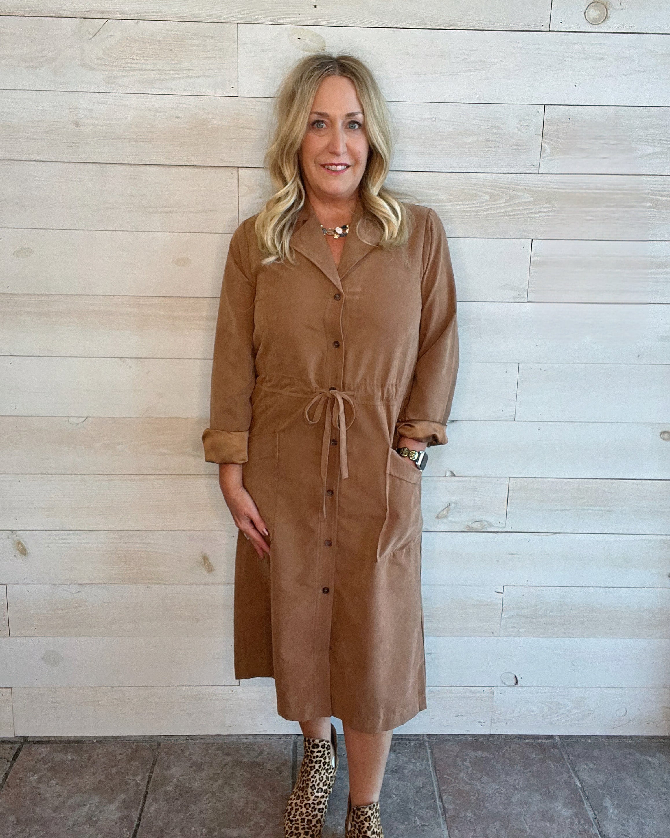 Sundance Suede Dress