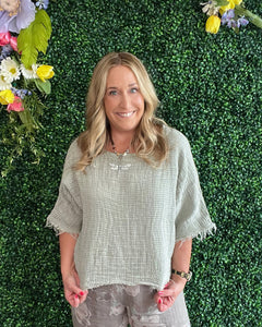 Venice Linen Top