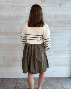 Cherish Mix Knit Dress