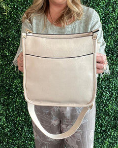 Posie Crossbody Purse Taupe