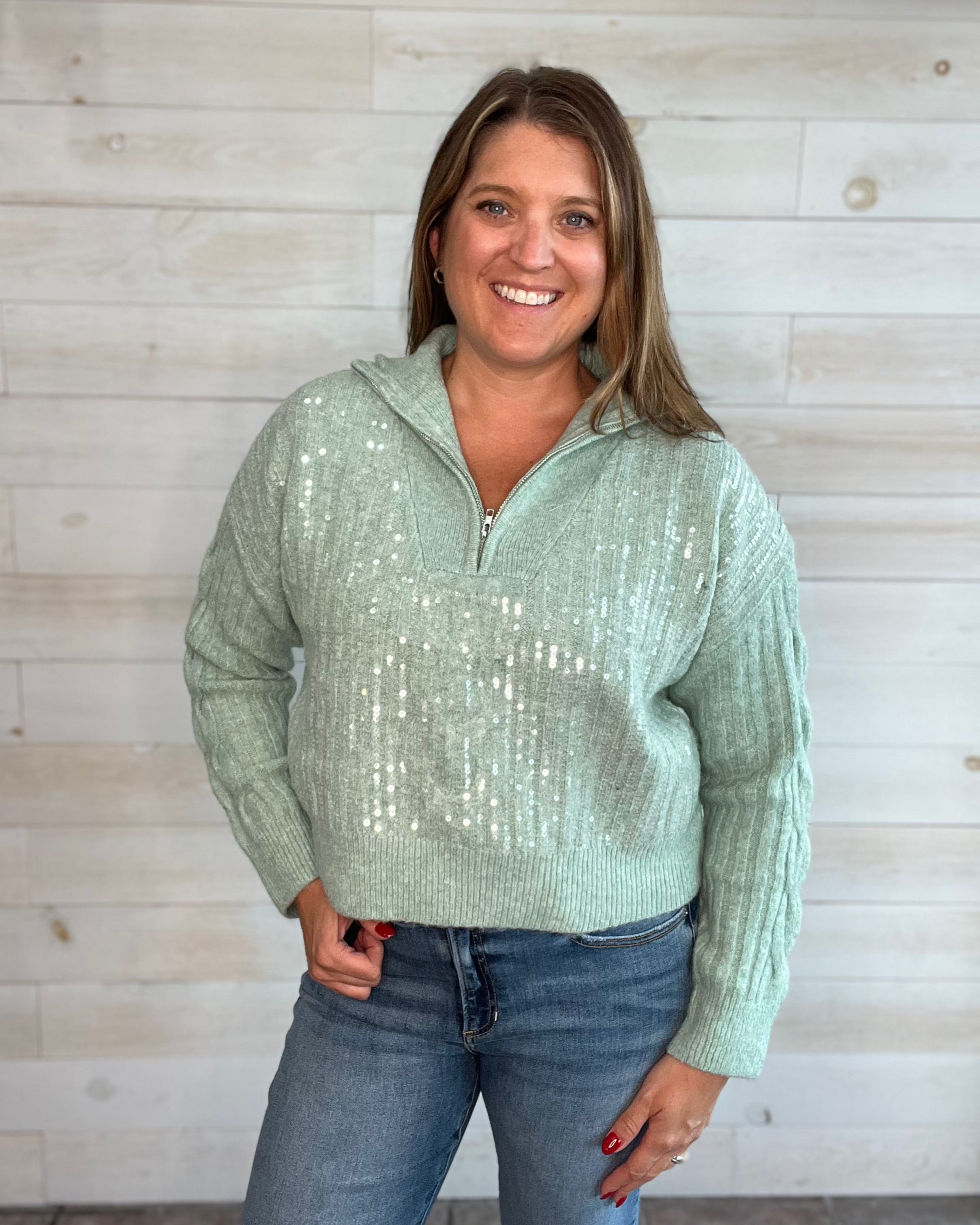 Sweet Shimmer Sweater