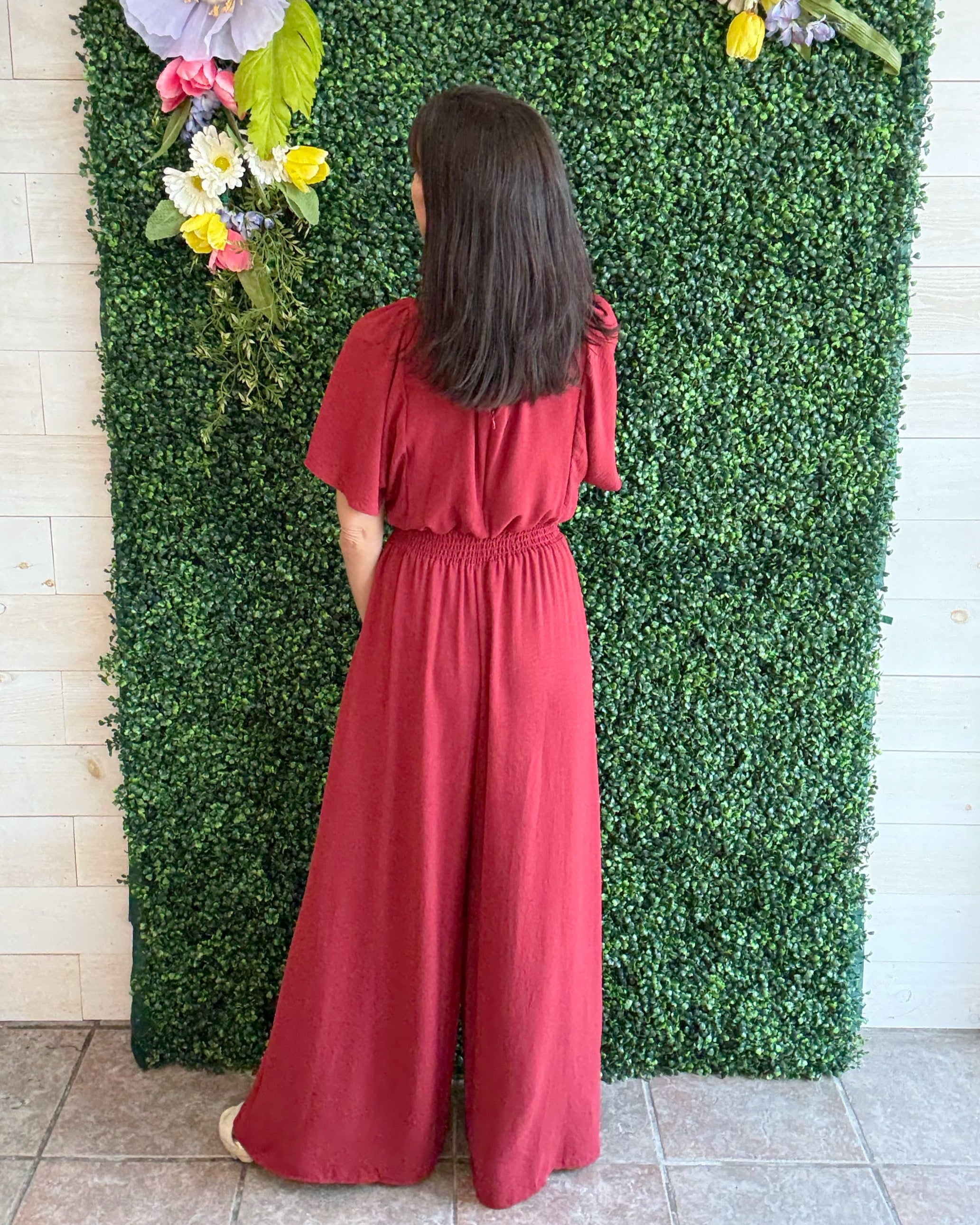 Burnt Sienna Jumpsuit