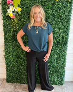 Everly Top with Knotted Waist