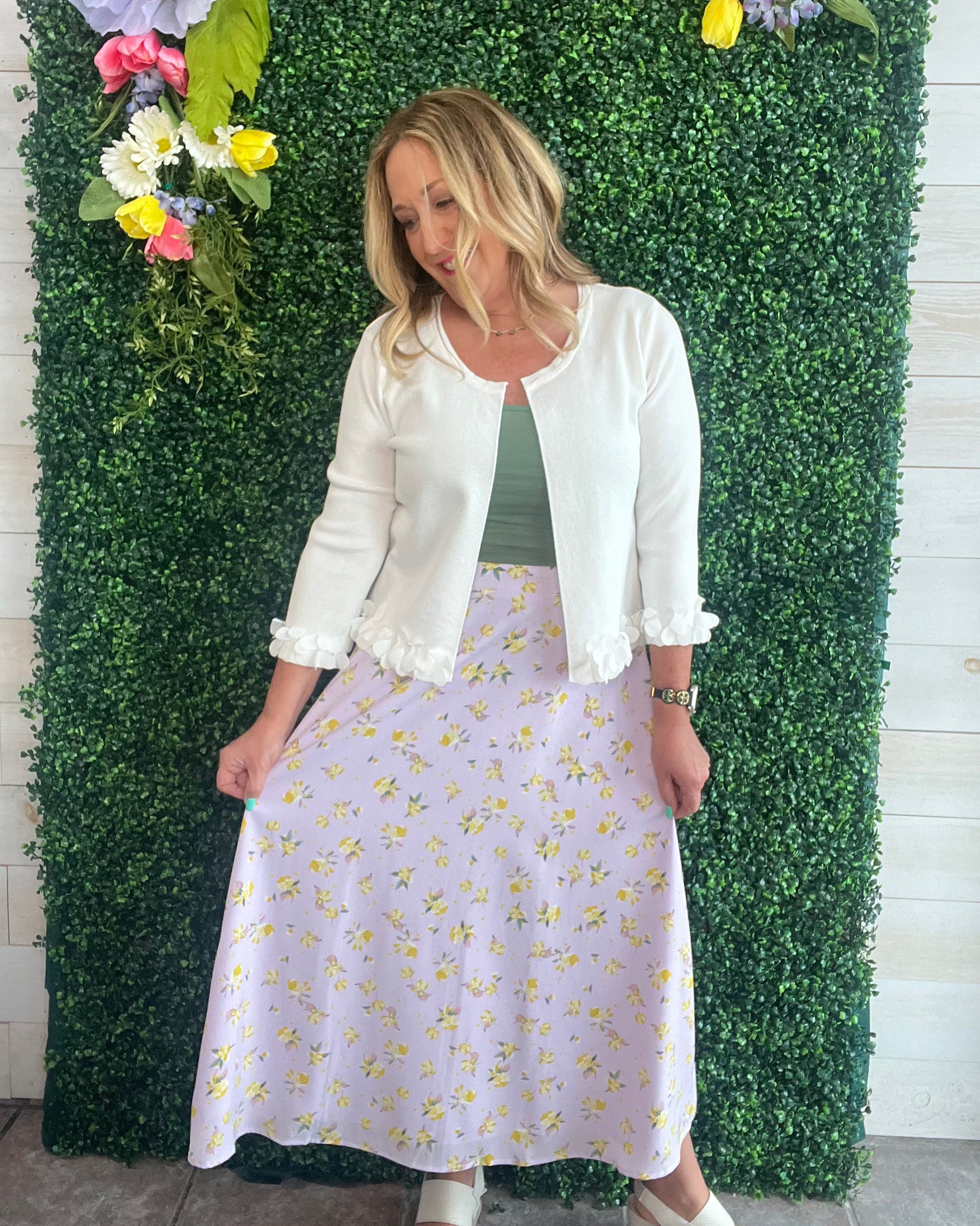 Petal Power A-Line Skirt