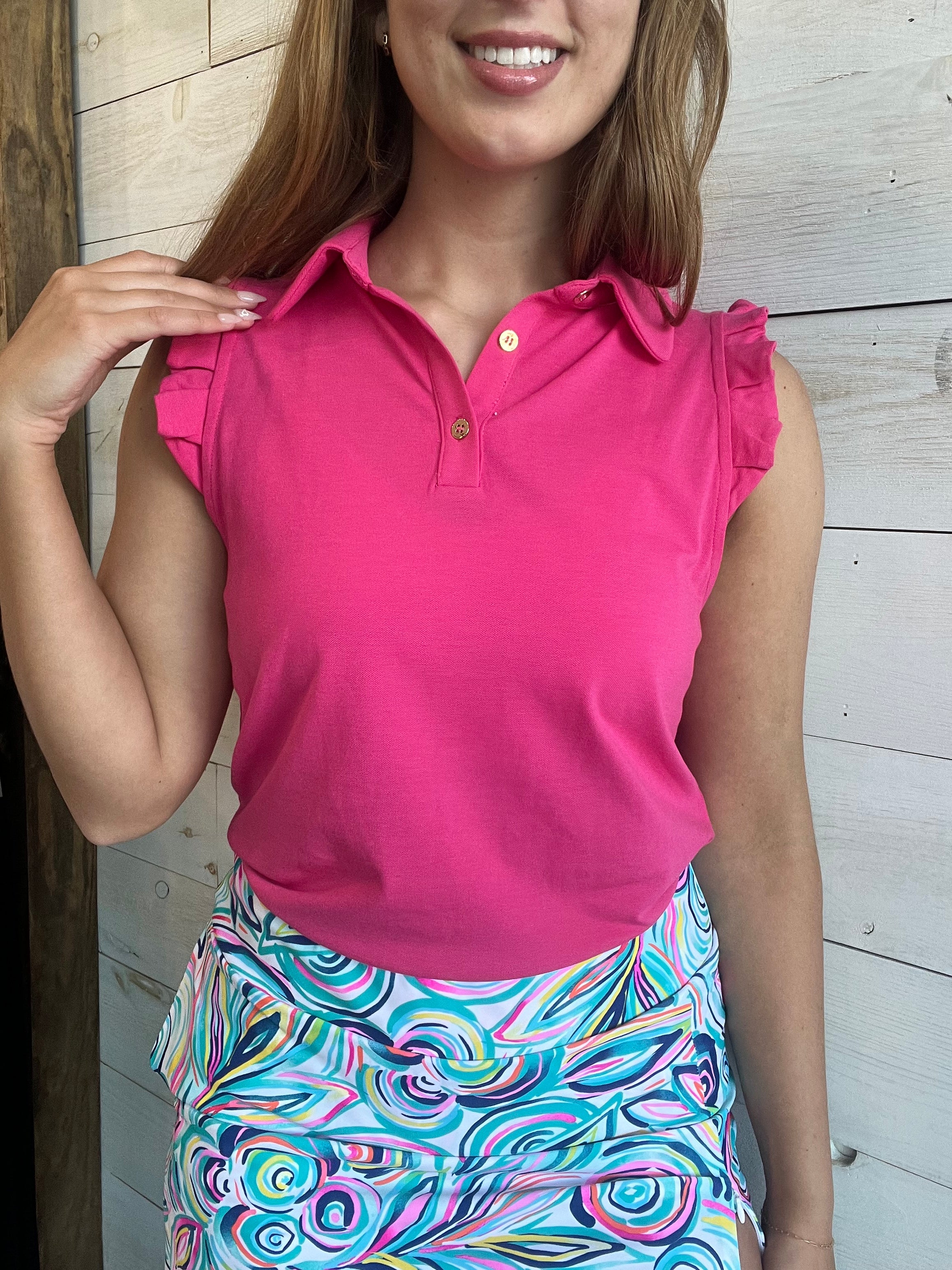 Pink & Chic Top with 50 SPF